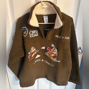 Chip & Dale Disney Fleece
Pullover, Women's Size Small & XL NWT